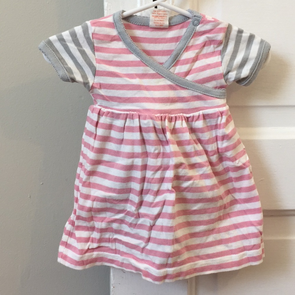 Giggle Better Basics striped dress w/ hat